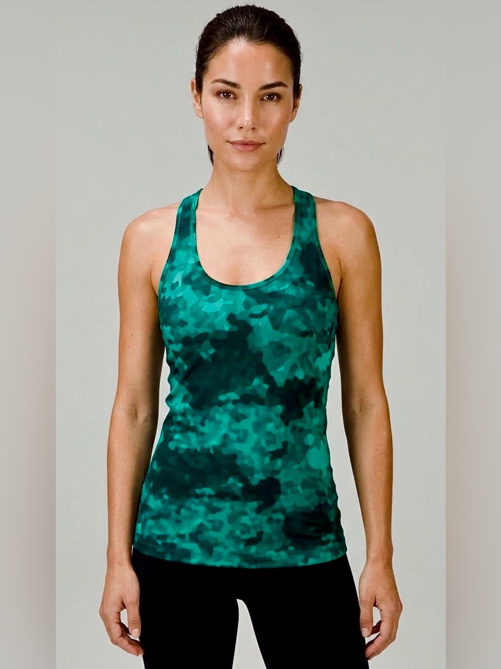 Lululemon Cool Racherback Clouded Dreams Cosmic Teal CRB Tank 6